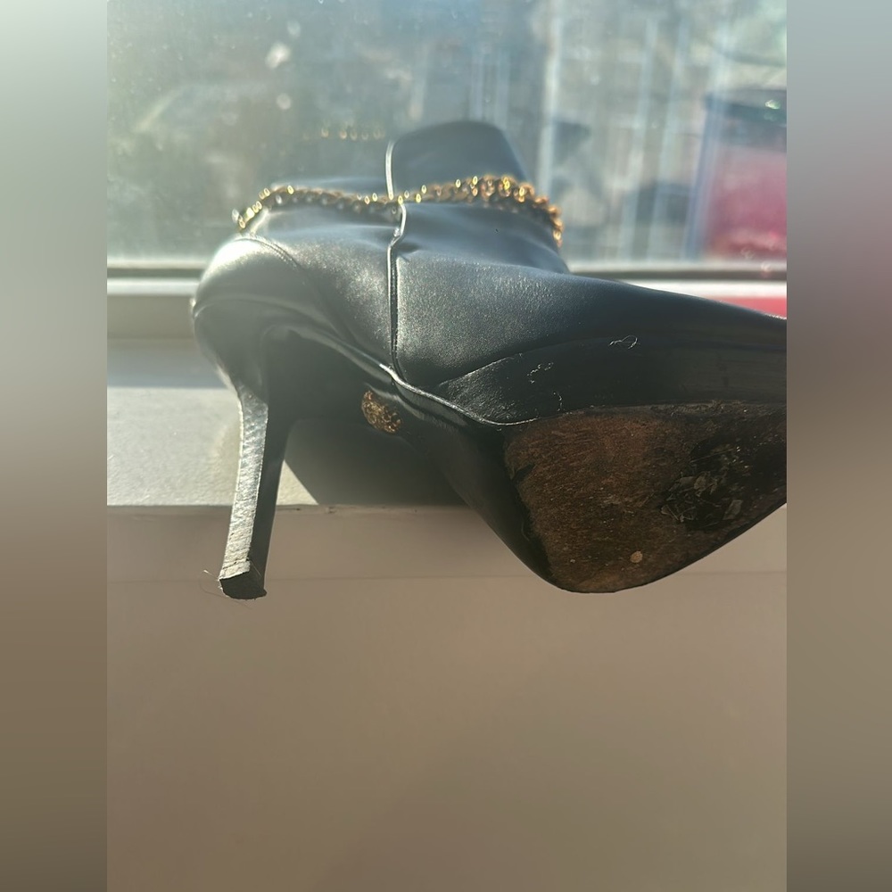 Authentic Versace Black Boots 7.5 - Picture 7 of 8